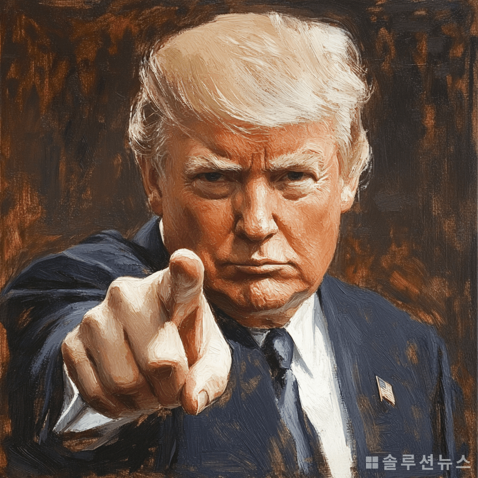 Portrait of Donald Trump, President of the United States