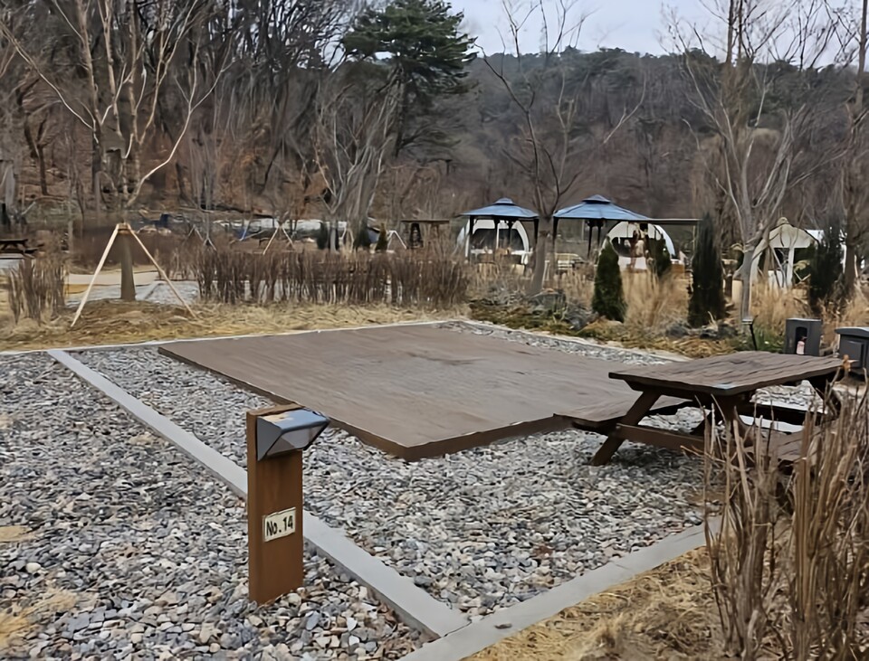 Day-trip camping program 'One-day Camping' at Uidong Family Campground in Gangbuk District, Seoul