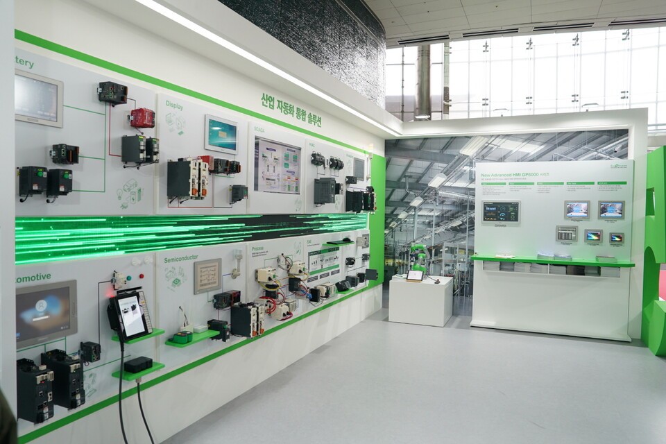 Schneider Electric Korea's integrated industrial automation solution demo zone