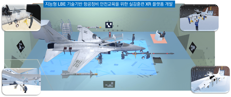 航空整備事故予防および対応のための実感訓練 XR プラットフォーム開発 (資料提供 = 産業通商資源部)