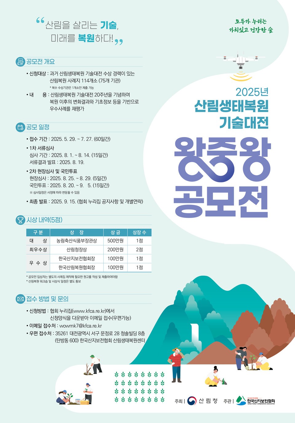Poster of the Forest Ecological Restoration Technology Contest