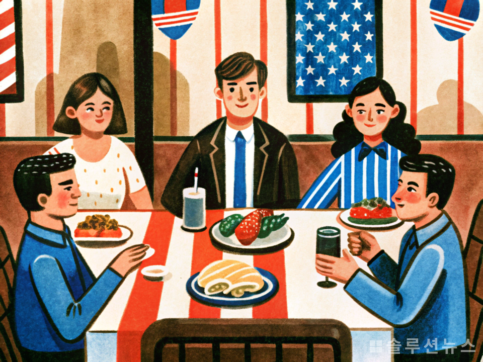 Adding tips after a meal is a common practice in American dining culture