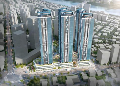 Perspective view of the redevelopment promotion area (photo provided by Yeongdeungpo District)