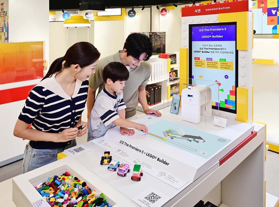 サムスン電子がレゴと協力して「ザ・プレミア 5」体験スペースを全国のレゴストア 6拠点に設置しました