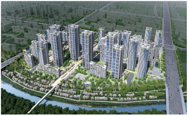 Seoul Gangnam Daechi-dong Daechi Mido Apartment perspective view (source=Seoul City)
