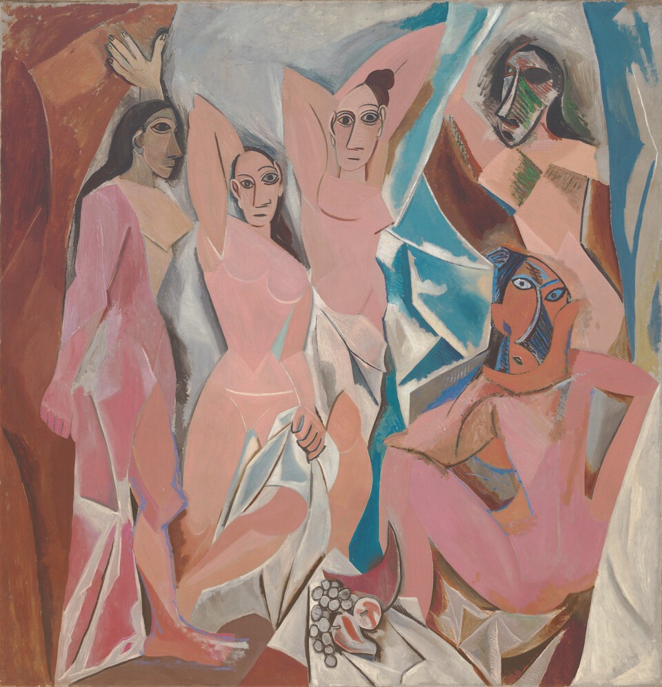 아비뇽의 처녀들 (Les Demoiselles d'Avignon) 1907 (사진출처=피카소 홈페이지)
