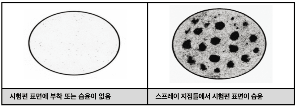 Moisture resistance test results (provided by the Korean Consumer Agency)