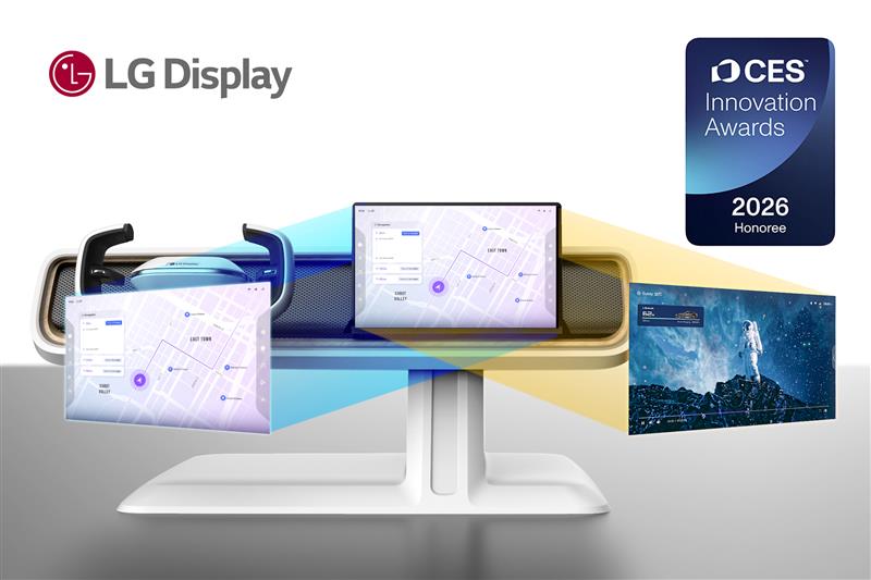 World's first vehicle display technology wins two CES innovation awards (photo by LG Display)