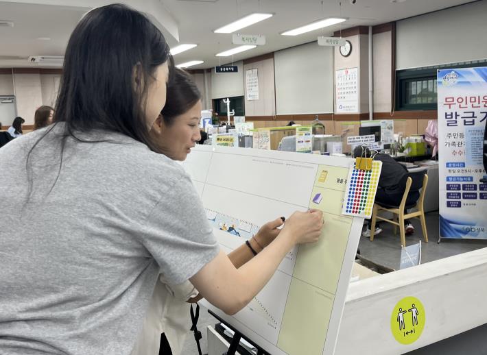 성북구는 사업 추진 초기부터 주민 의견을 적극 반영하기 위해 선호도 조사를 실시했다.