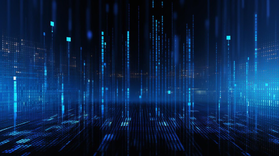 Image conceptualizing the flow of digital data. Advances in quantum computing technology pose a threat to existing encryption systems, raising the potential for security paradigm shifts. (Photo: Freepik)