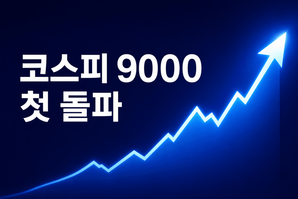 6月18日,KOSPI盘中一度飙升至9008.84点,首次突破9000点大关。