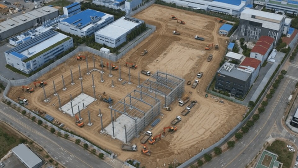 世宗事業所の新工場建設シミュレーション(Geminiで生成)/出典=サムスン電機