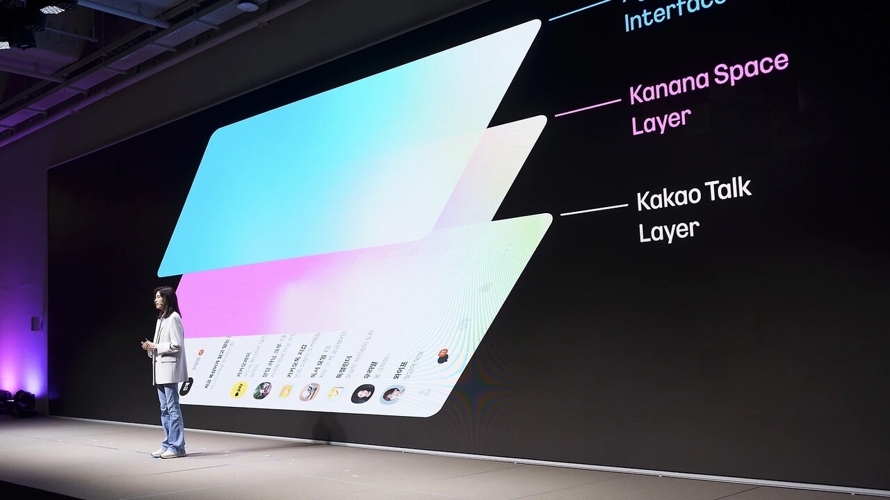 Kakao发布了可在KakaoTalk任意界面调用的AI助手“Kanana Space”。(图片由Kakao提供)