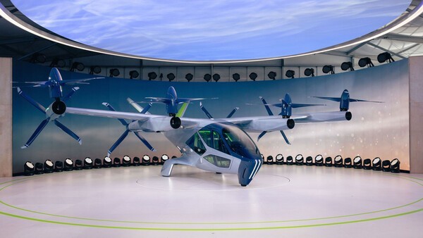 現代自動車グループが2028年の商用化を目指して開発中のeVTOL(電動垂直離着陸機)「S-A2」。(写真=現代自動車グループ)